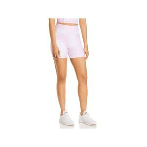 YEAR OF OURS Womens Pink Mid-rise Compression Active Wear Shorts XS